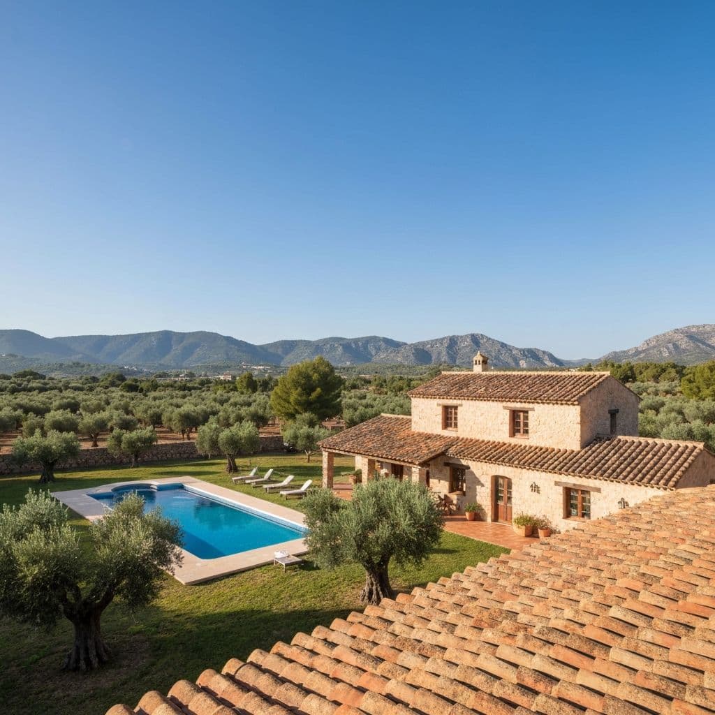 Restored Stone Finca with Olive Grove