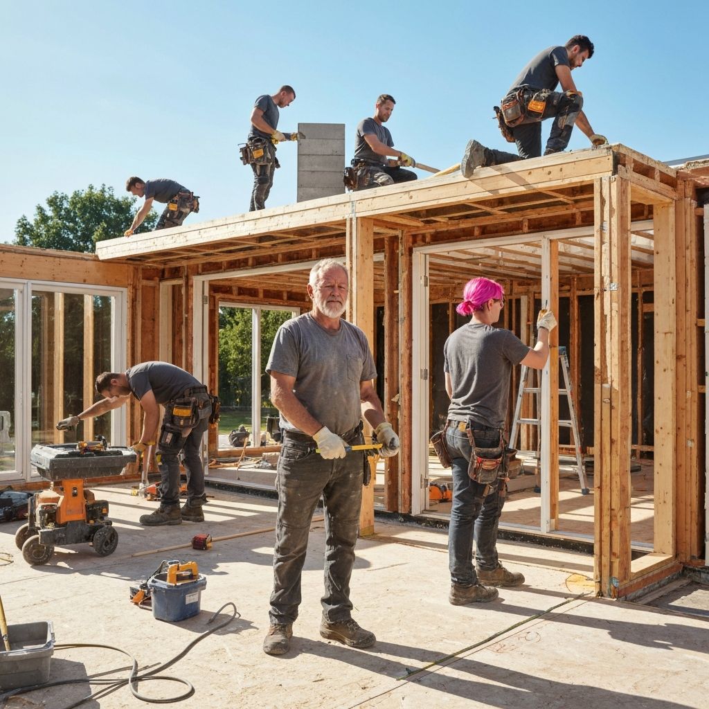 Kadano Homes renovation team at work